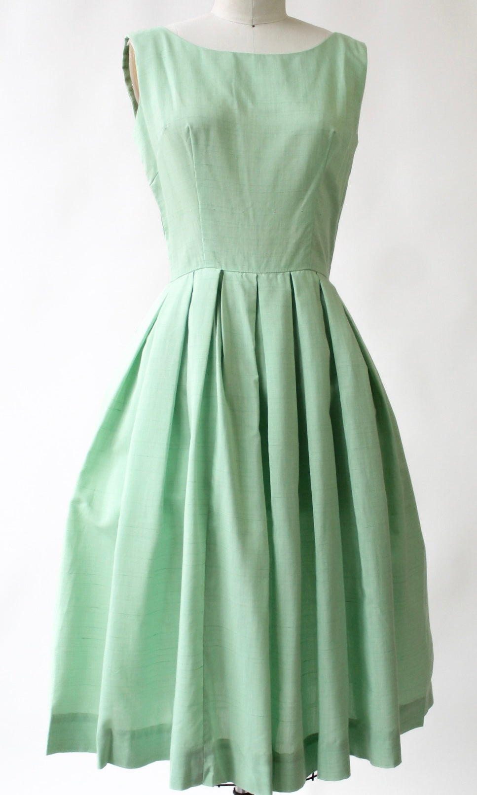 50s Mint Dress with Little Bow Jacket