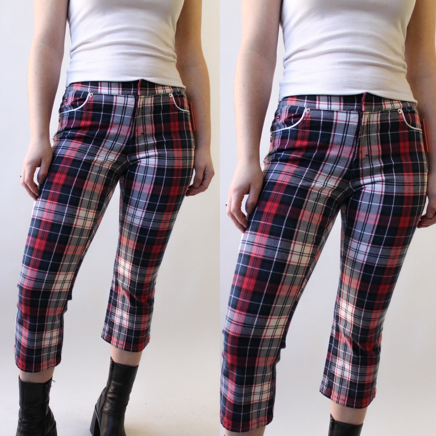 Y2K Plaid Tommy Hilfiger Capris