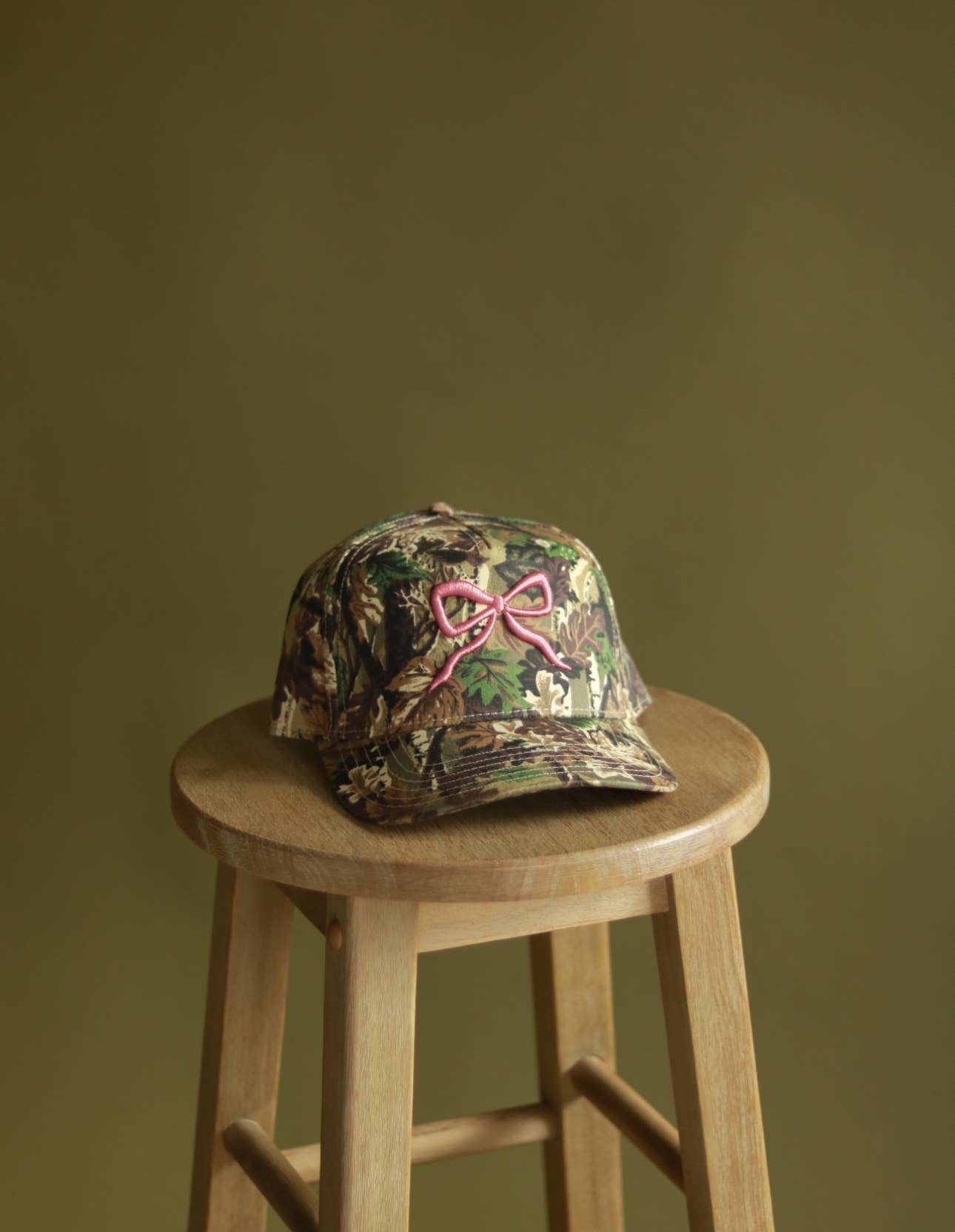 Camo Pink Bow hat Valentine’s Day collection