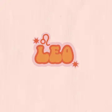 Leo Groovy Font Sticker