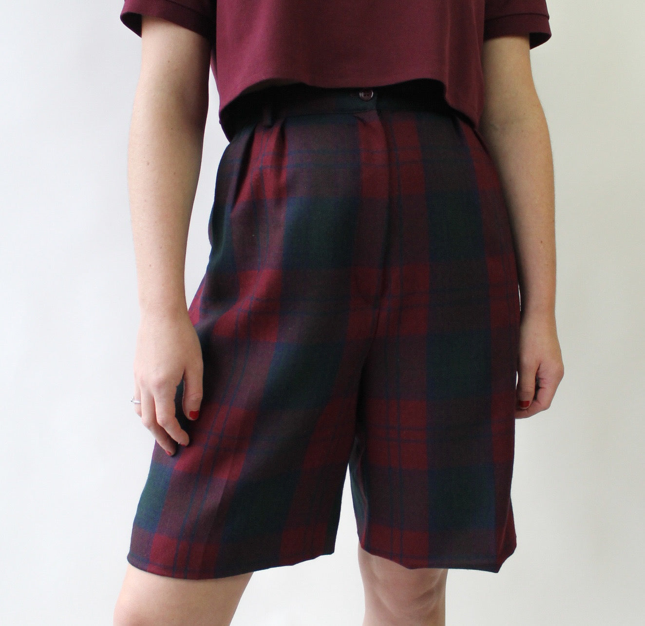 90s Blass Sport Plaid Shorts