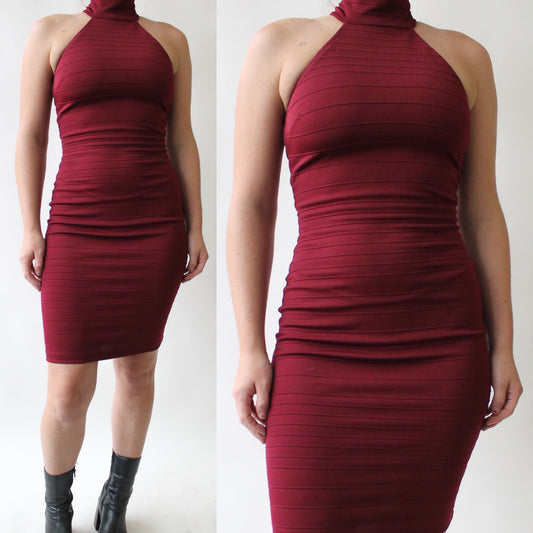 90s Turtleneck Bandage Dress