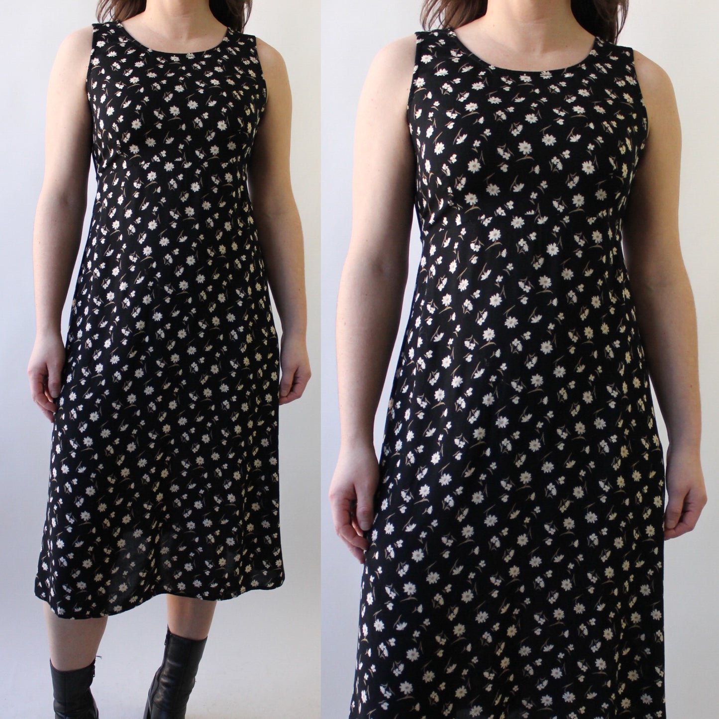 90s Daisies Tie Back Dress