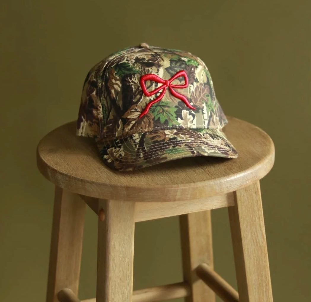 Camo Bow Hat Valentine’s collection 