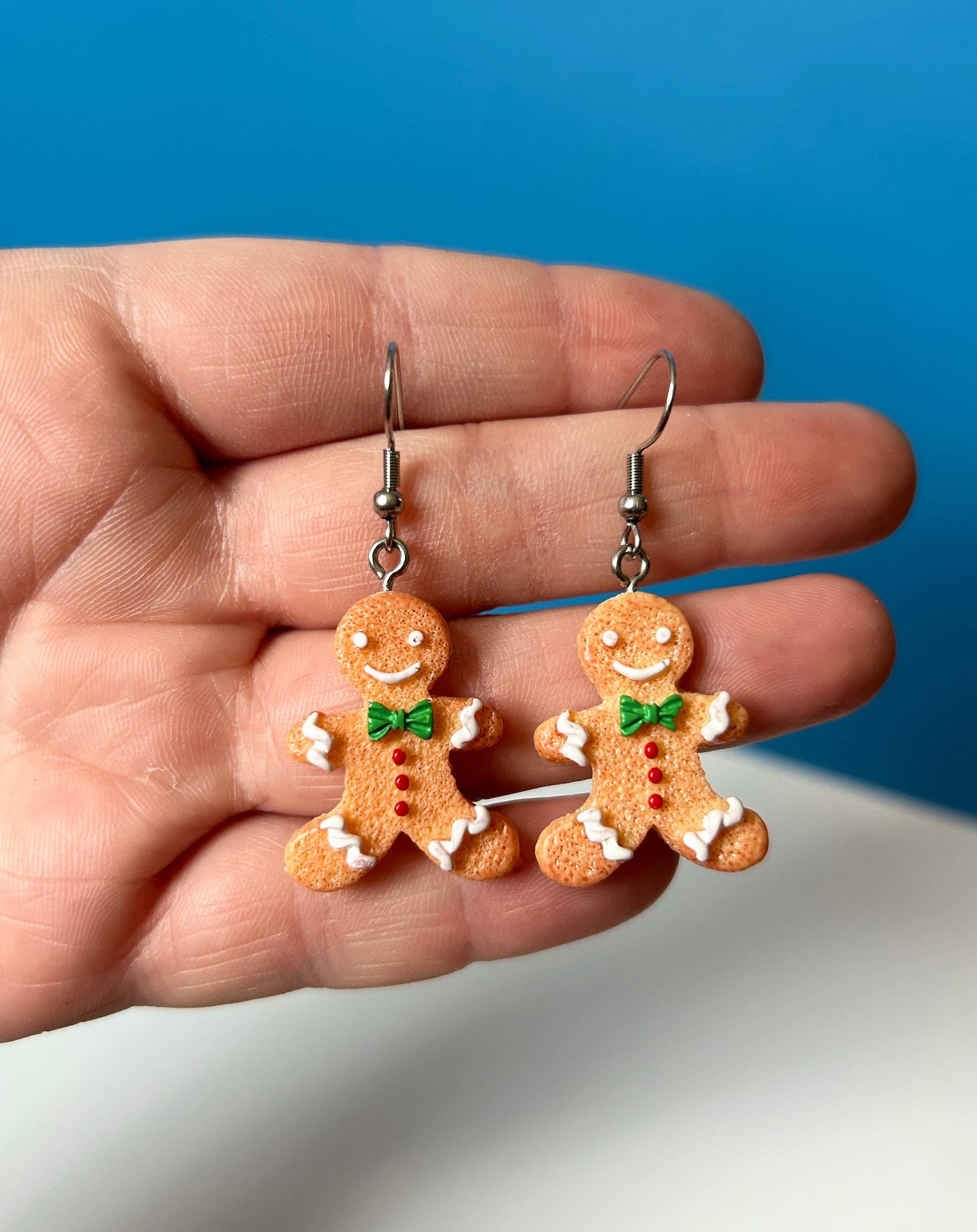 Gingerbread Cookie Earrings