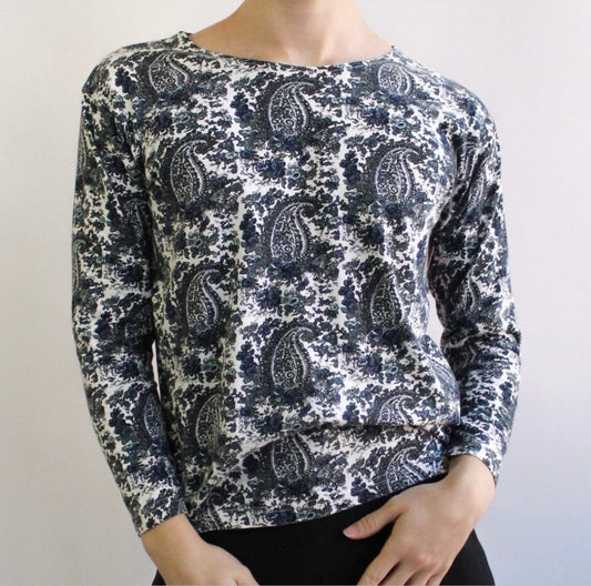 90s Paisley Long Sleeve Shirt