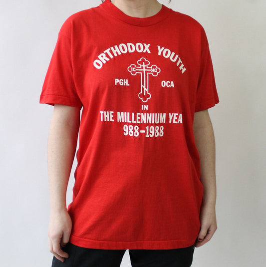 80s Orthodox Youth Millenium Year Tee