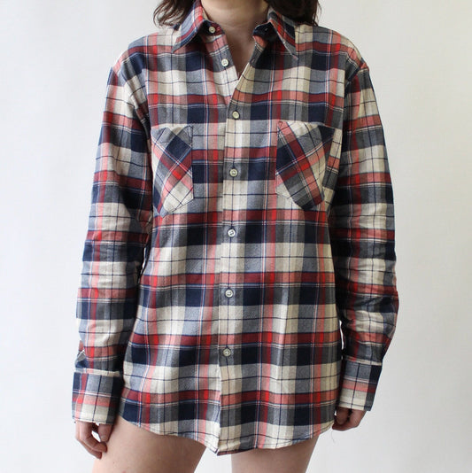 90s Deadstock Highlander Flannel with Red